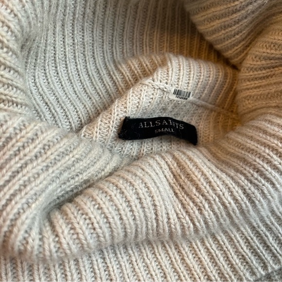 Allsaints asymmetrical zipper wool sweater - Picture 7 of 7